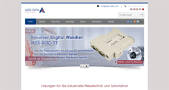 Desktop Screenshot of addi-data.de